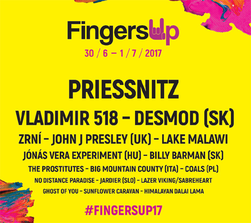 Festival Fingers Up nabídne víkend plný nejrůznější zábavy