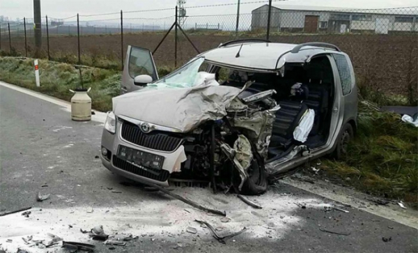 Dopravní nehoda u Dubu nad Moravou