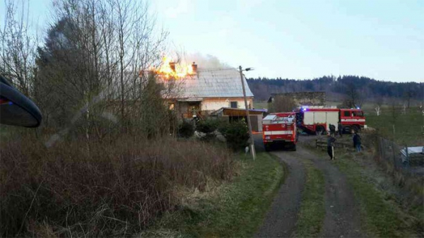 Požár rodinného domu v Domašově, Bělá pod Pradědem