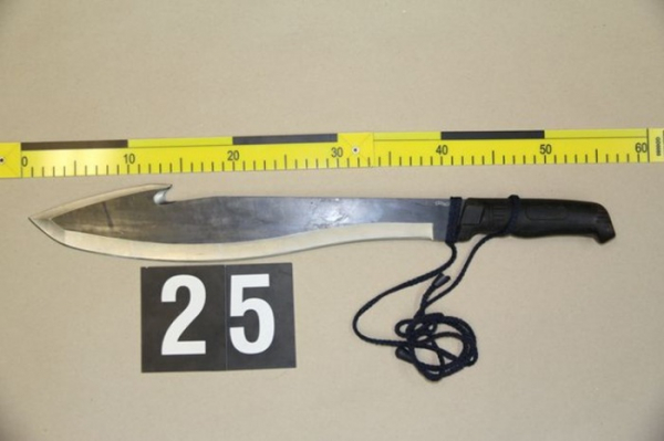 45letý muž ze Zábřežska brutálně napadl svého známého mačetou