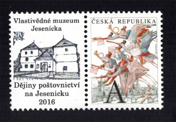 Nová poštovní známka s přítiskem