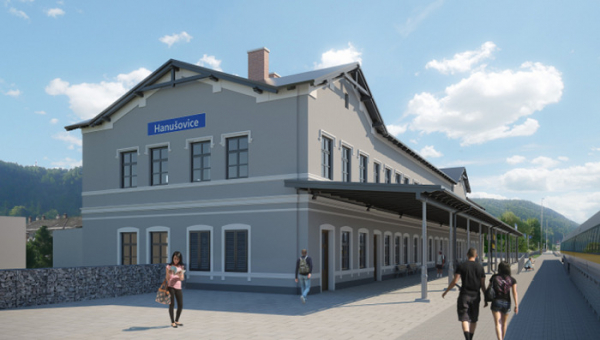 Cestujícím začala sloužit zrekonstruovaná výpravní budova v Hanušovicích