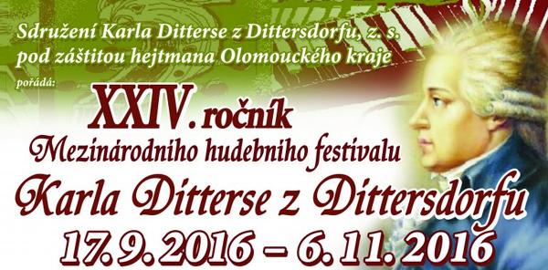 Mezinárodní hudební festival Karla Ditterse z Dittersdorfu plný jedinečných koncertů