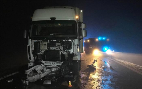 Pomoc hasičů u tragické dopravní nehody - Krčmaň, Olomoucko